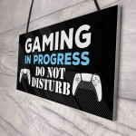 Gaming In Progress Boys Bedroom Door Sign Gamer Gifts