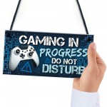 Gaming Sign Gaming Bedroom Accessories Christmas Birthday Gift