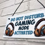 Gaming Sign For Boys Bedroom Do Not Disturb Gaming Bedroom