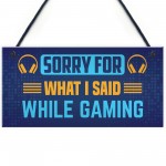 Gaming Sign For Games Room Bedroom Gamer Gift Gaming Bedroom