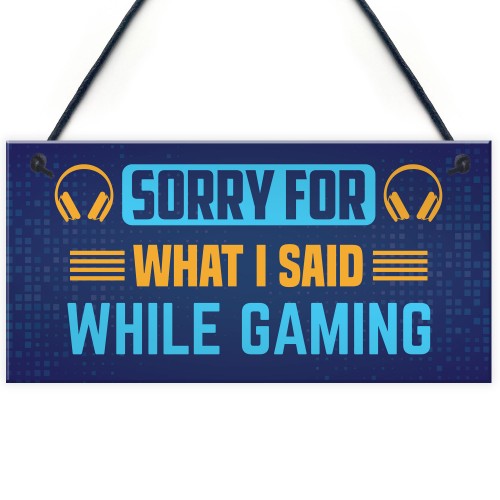 Gaming Sign For Games Room Bedroom Gamer Gift Gaming Bedroom