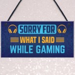 Gaming Sign For Games Room Bedroom Gamer Gift Gaming Bedroom