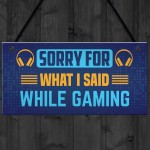 Gaming Sign For Games Room Bedroom Gamer Gift Gaming Bedroom