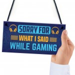 Gaming Sign For Games Room Bedroom Gamer Gift Gaming Bedroom