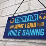 Gaming Sign For Games Room Bedroom Gamer Gift Gaming Bedroom