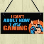 Gaming Sign For Boys Gaming Bedroom Accessories Gamer Gift