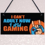 Gaming Sign For Boys Gaming Bedroom Accessories Gamer Gift