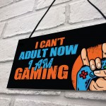 Gaming Sign For Boys Gaming Bedroom Accessories Gamer Gift