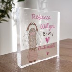 Personalised Will You Be My Bridesmaid Proposal Gift Wedding