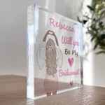 Personalised Will You Be My Bridesmaid Proposal Gift Wedding