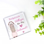 Personalised Will You Be My Bridesmaid Proposal Gift Wedding