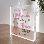 Personalised Will You Be My Flower Girl Proposal Gift Wedding