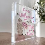 Personalised Will You Be My Maid Of Honour Proposal Gift Wedding