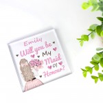 Personalised Will You Be My Maid Of Honour Proposal Gift Wedding