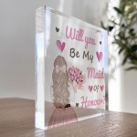 Will You Be My MAID OF HONOUR Proposal Gift Wedding Gifts