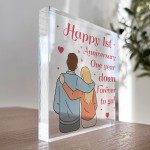 1st Anniversary Gift For Husband Wife 1st Wedding Anniversary