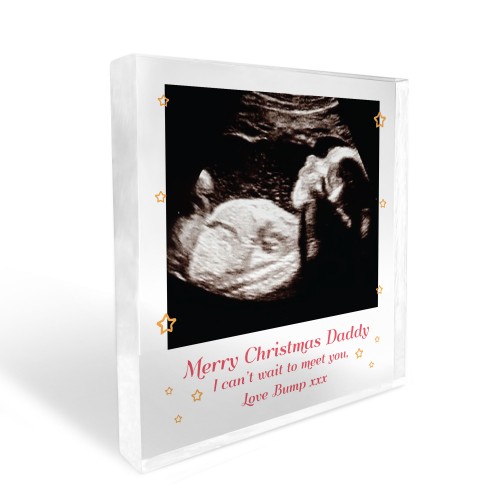 Christmas Gift For Daddy From Bump Personalised Photo Block