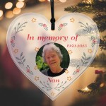 Remembrance Christmas Decoration Personalised Photo Bauble