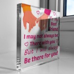 Best Friend Friendship Acrylic Plaque Gift For Christmas 