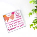 Best Friend Friendship Acrylic Plaque Gift For Christmas 