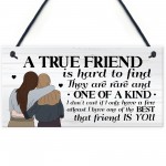 TRUE FRIEND Friendship Gift For Best Friend Gift For Her