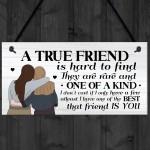 TRUE FRIEND Friendship Gift For Best Friend Gift For Her