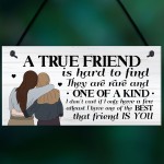 TRUE FRIEND Friendship Gift For Best Friend Gift For Her