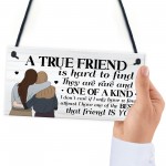 TRUE FRIEND Friendship Gift For Best Friend Gift For Her