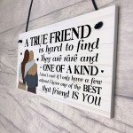 TRUE FRIEND Friendship Gift For Best Friend Gift For Her