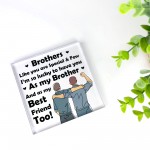 Brother Gifts Acrylic Plaque Gifts For Him Brother Gifts