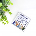 Colleague Gifts For Christmas Acrylic Plaque Secret Santa Gifts