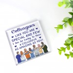 Colleague Gifts For Christmas Acrylic Plaque Secret Santa Gifts