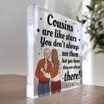 Cousin Gift For Birthday Christmas Cousin Plaque Novelty Gifts