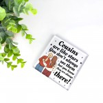 Cousin Gift For Birthday Christmas Cousin Plaque Novelty Gifts