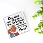 Cousin Gift For Birthday Christmas Cousin Plaque Novelty Gifts