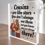 Cousin Gift For Birthday Christmas Cousin Plaque Novelty Gifts