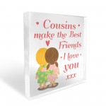 Cousin Gifts For Christmas Birthday Acrylic Block Best Friend