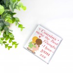 Cousin Gifts For Christmas Birthday Acrylic Block Best Friend