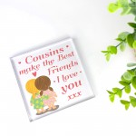 Cousin Gifts For Christmas Birthday Acrylic Block Best Friend