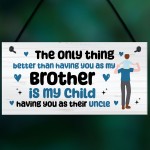 Christmas Birthday Gifts For Uncle From Niece Nephew Wall Plaque