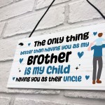 Christmas Birthday Gifts For Uncle From Niece Nephew Wall Plaque