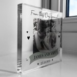 Personalised Husband And Wife Gift Mr And Mrs Photo Block