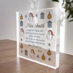 Personalised Nursery Teacher Gifts For Christmas Teacher Gifts