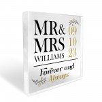 Wedding Gifts For Mr And Mrs Personalised Gift For Couple