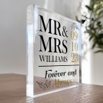 Wedding Gifts For Mr And Mrs Personalised Gift For Couple