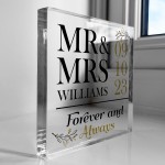 Wedding Gifts For Mr And Mrs Personalised Gift For Couple