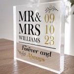 Wedding Gifts For Mr And Mrs Personalised Gift For Couple