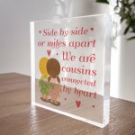 Cousin Gift Special Gift For Cousin Birthday Christmas Block