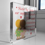 Cousin Gift Special Gift For Cousin Birthday Christmas Block