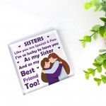 Sister Gifts Thank You Gift For Sister Her Best Friend Plaque